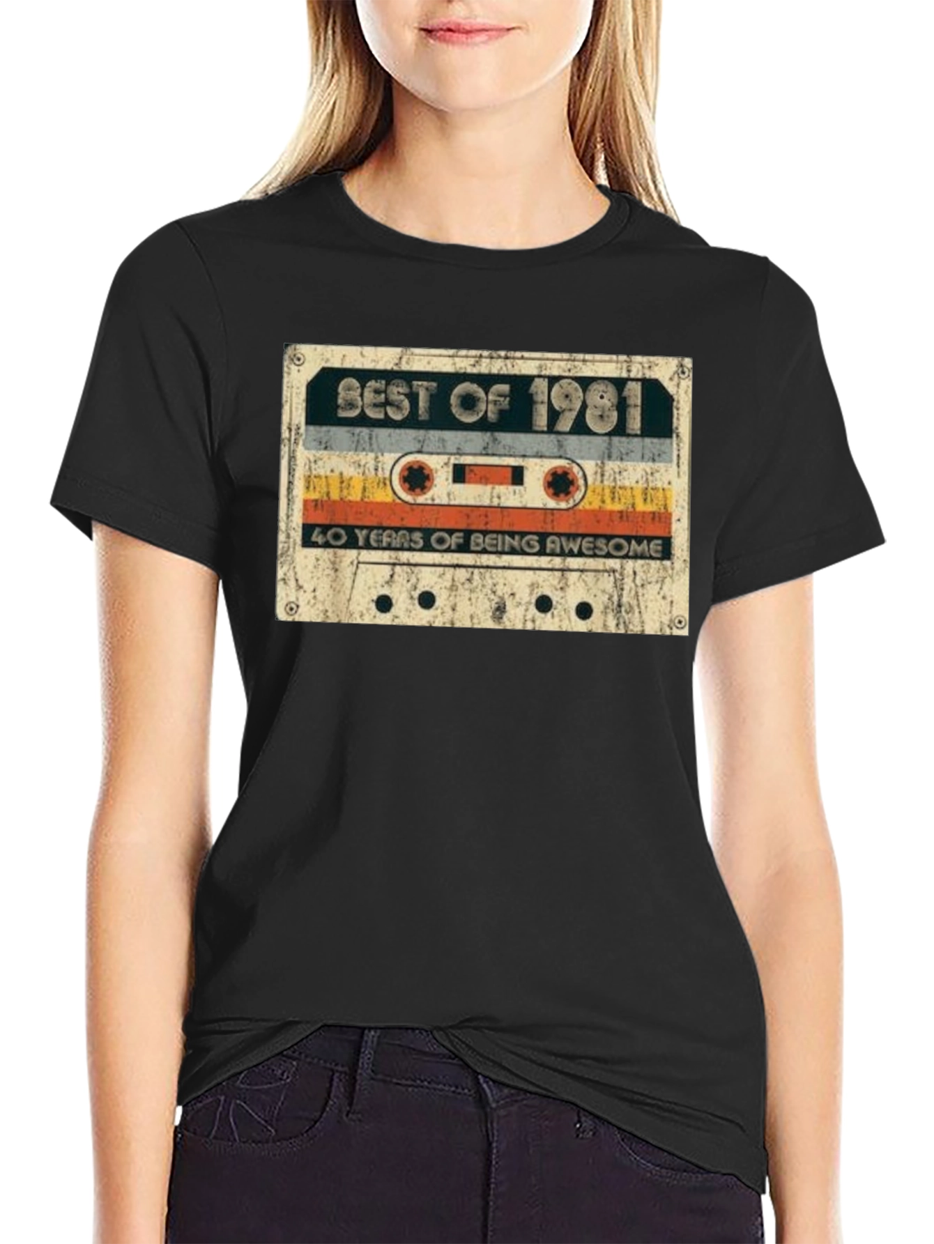 Best of 1981 Cassette Tape Graphic T-Shirt