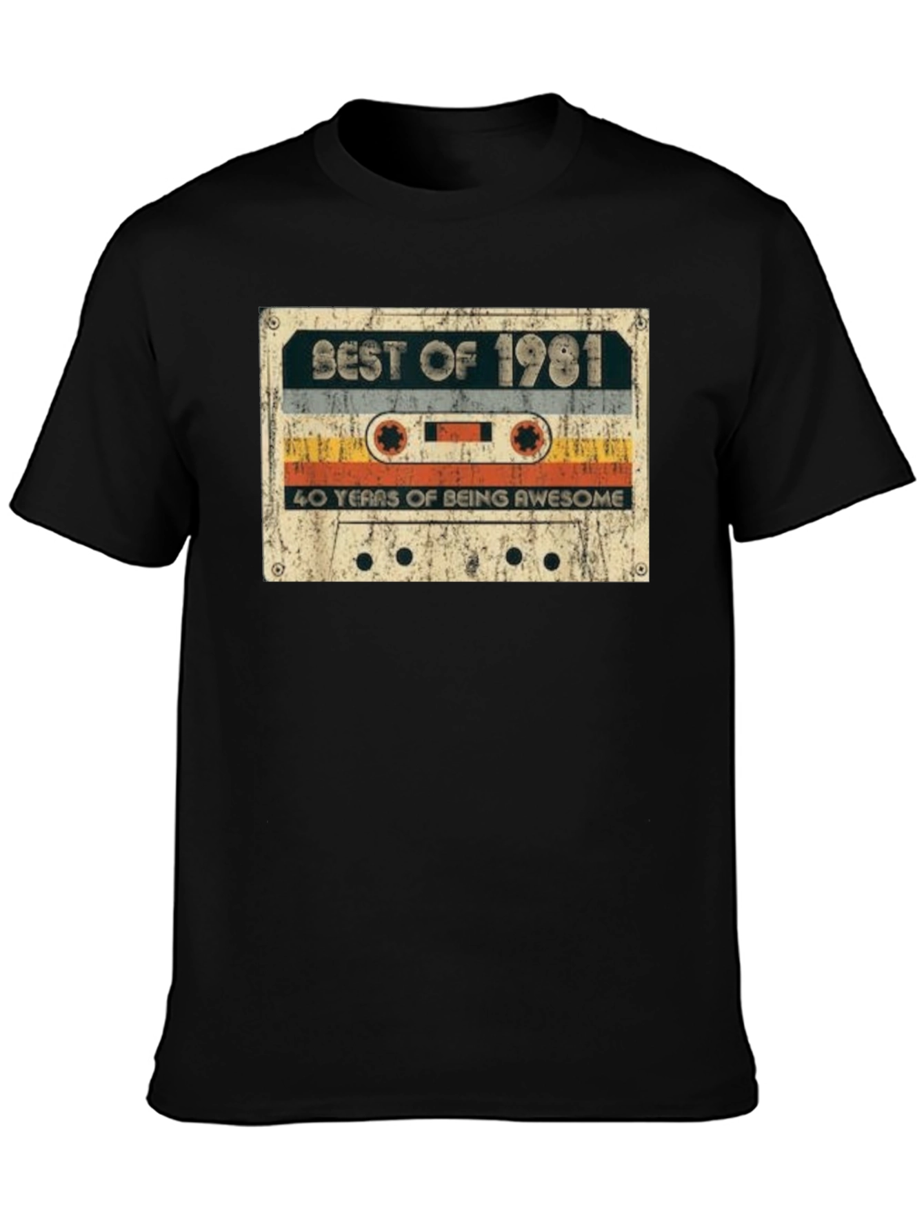 Best of 1981 Cassette Tape Graphic T-Shirt