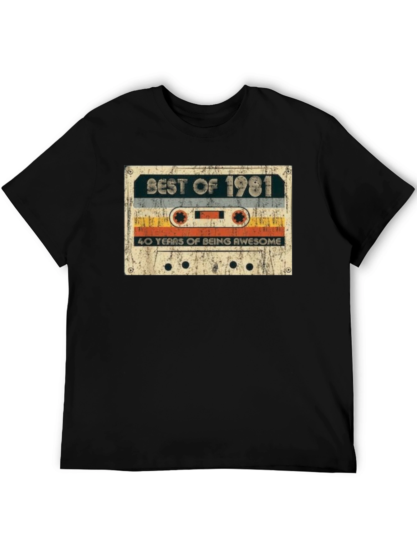 Best of 1981 Cassette Tape Graphic T-Shirt