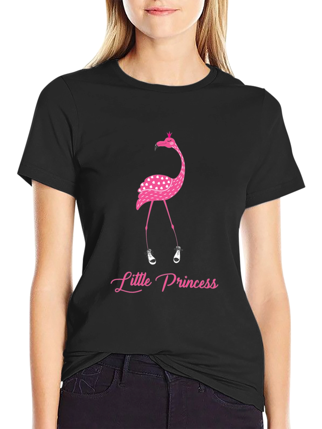 Flamingo Princess Graphic T-Shirt