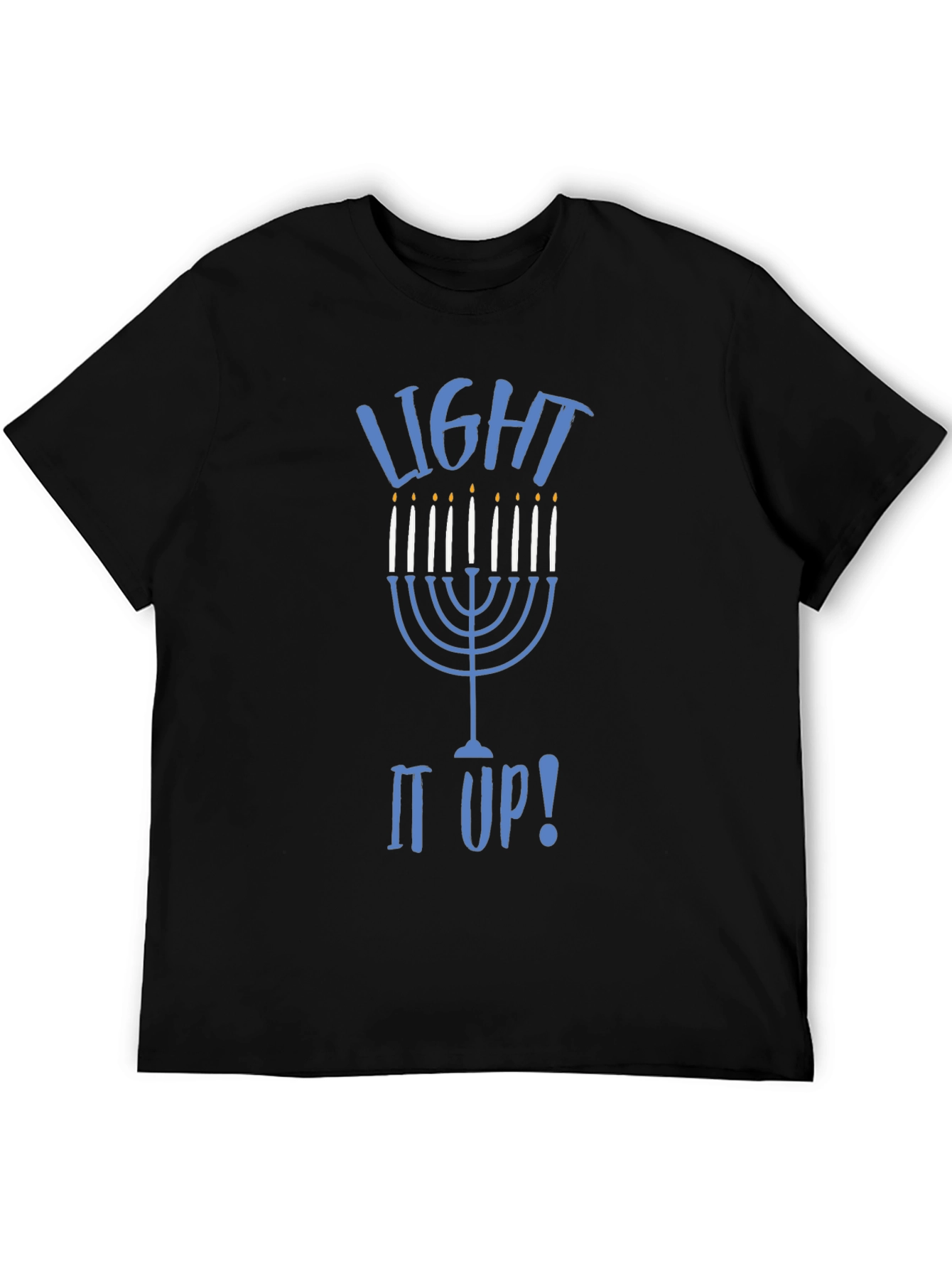 Hanukkah Light it Up Graphic T-Shirt