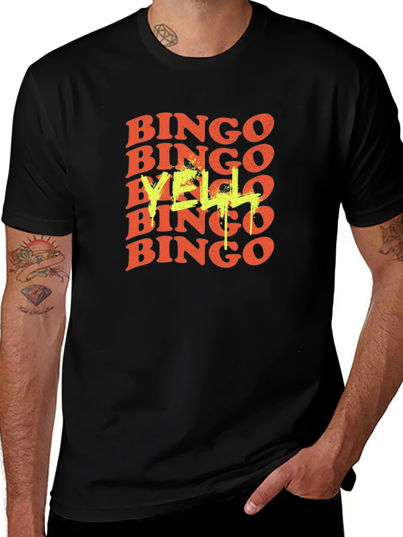 Bingo Yell T-Shirt - Retro Graphic Tee