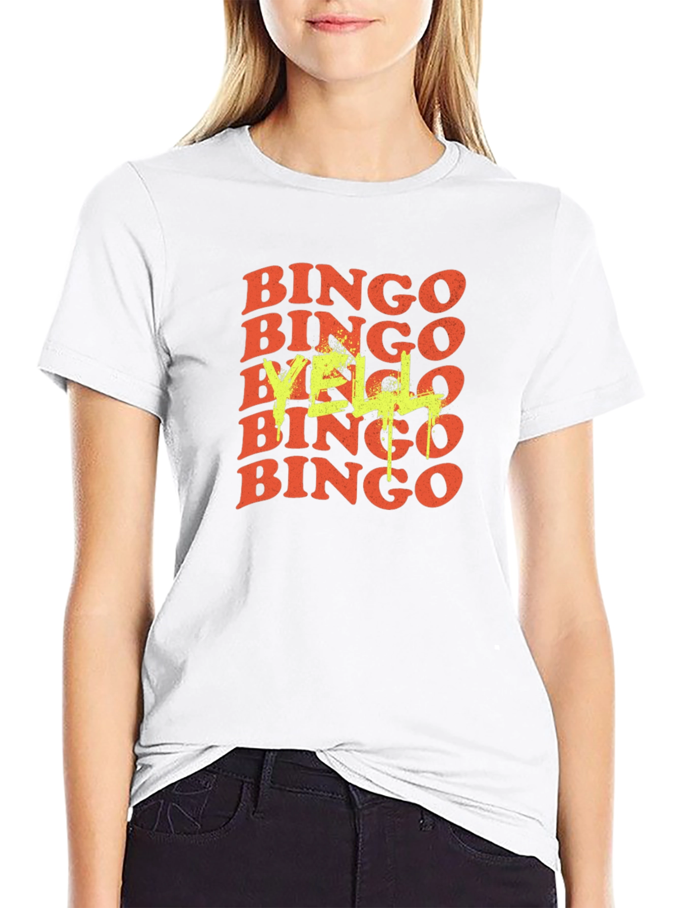 Bingo Yell T-Shirt - Retro Graphic Tee