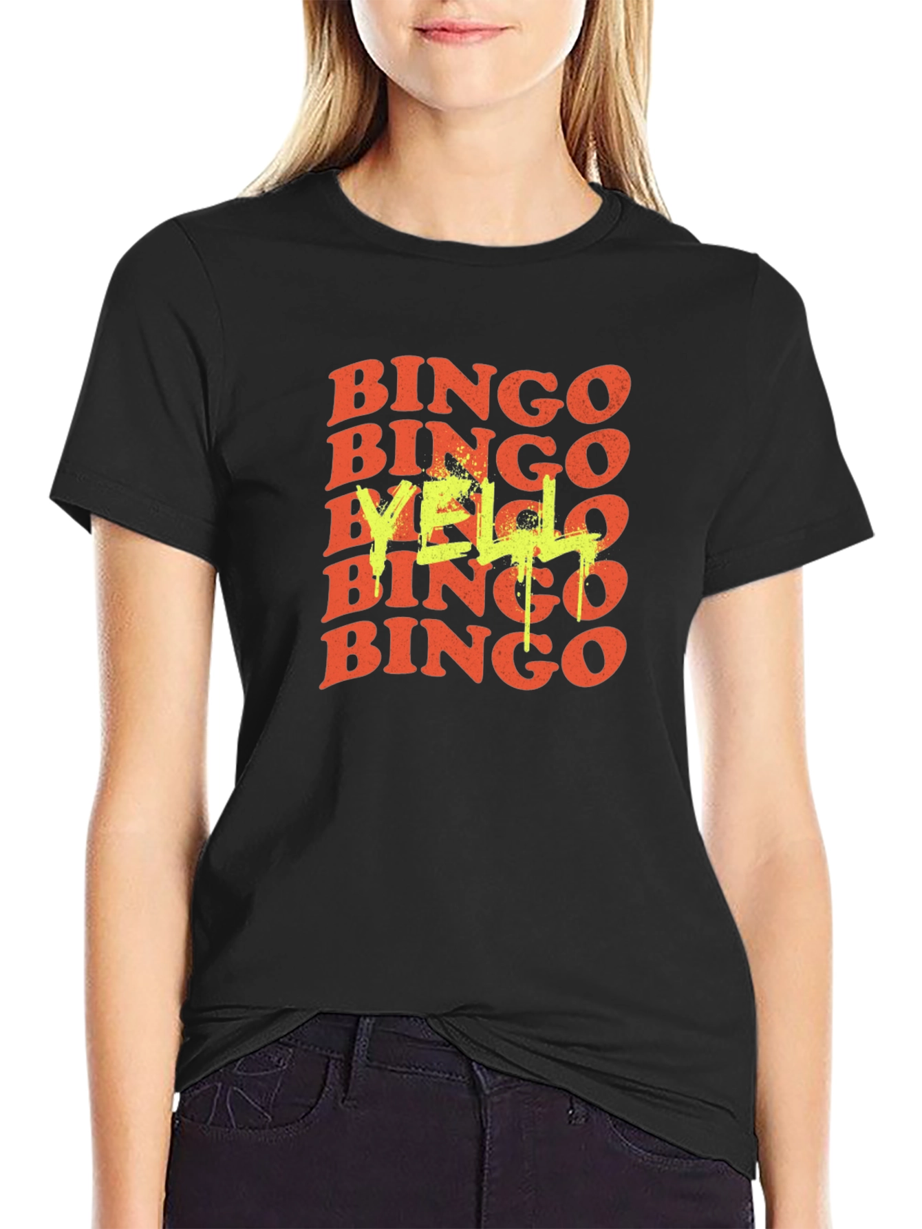 Bingo Yell T-Shirt - Retro Graphic Tee