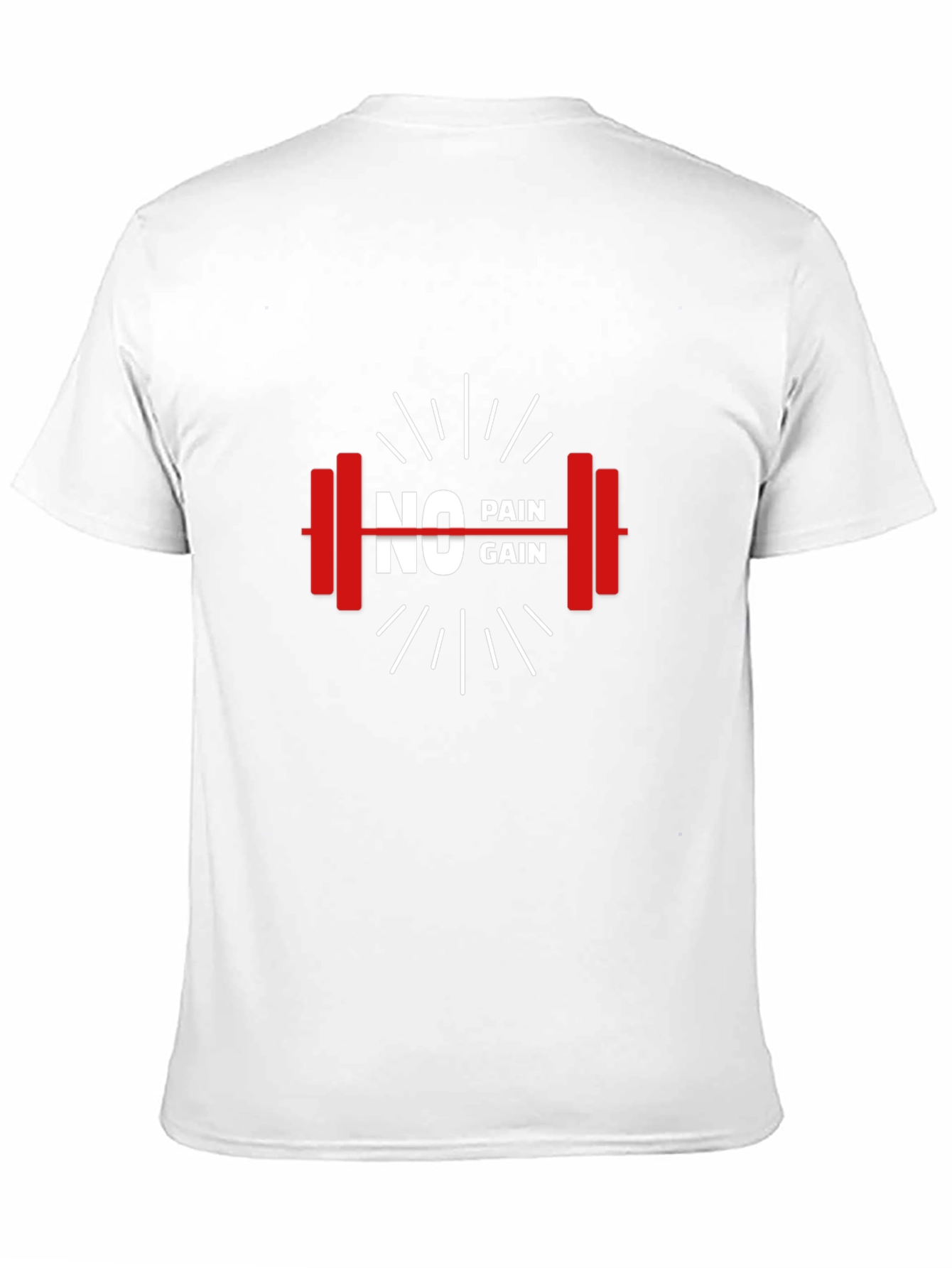 No Pain No Gain Black Gym T-Shirt