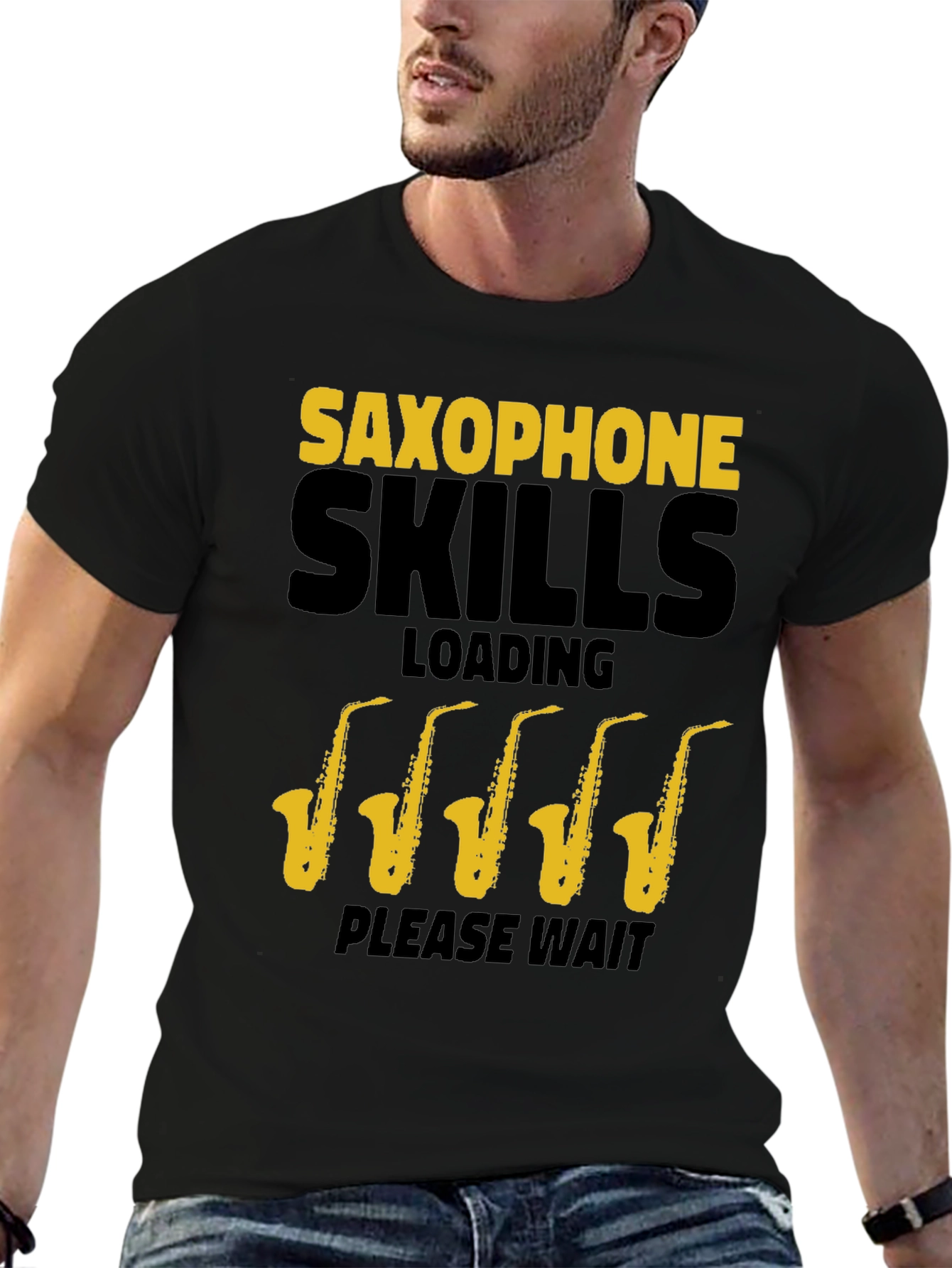 Saxophone Skills T-Shirt - Loading Please Wait
