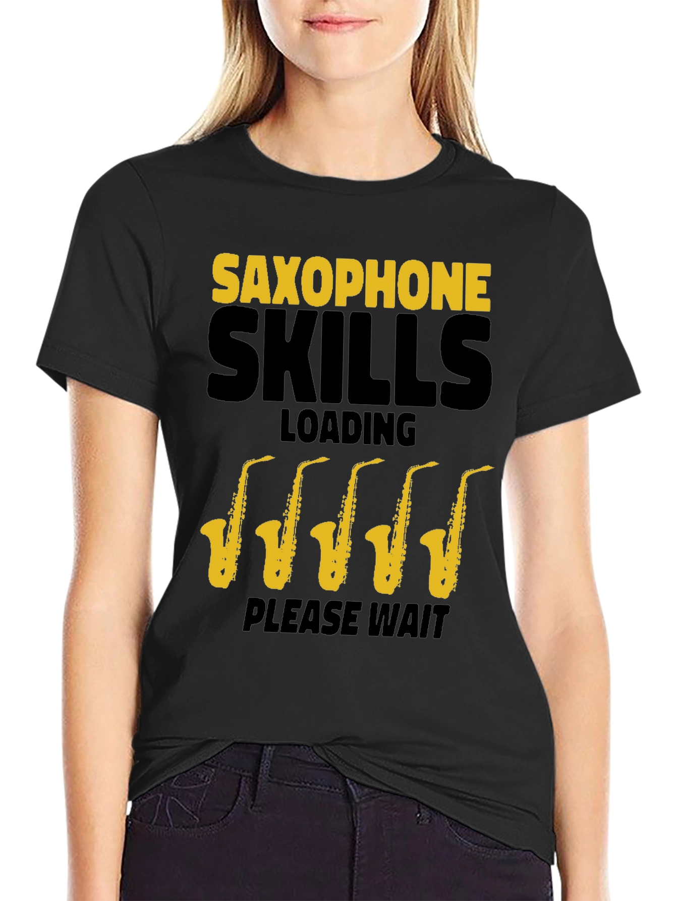 Saxophone Skills T-Shirt - Loading Please Wait