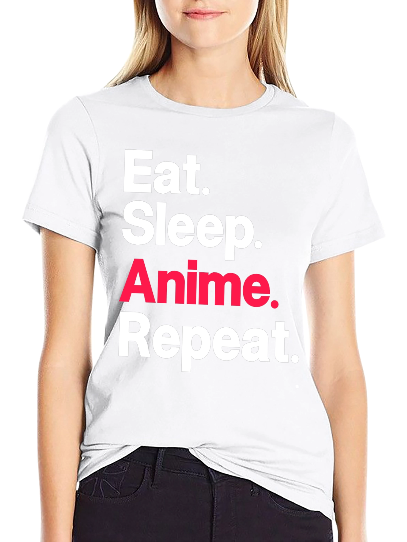 Eat Sleep Anime Repeat T-Shirt