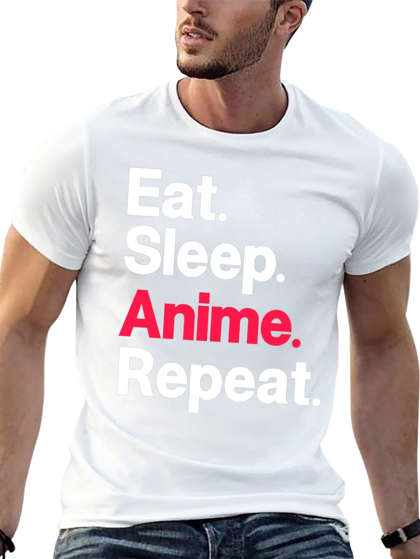 Eat Sleep Anime Repeat T-Shirt