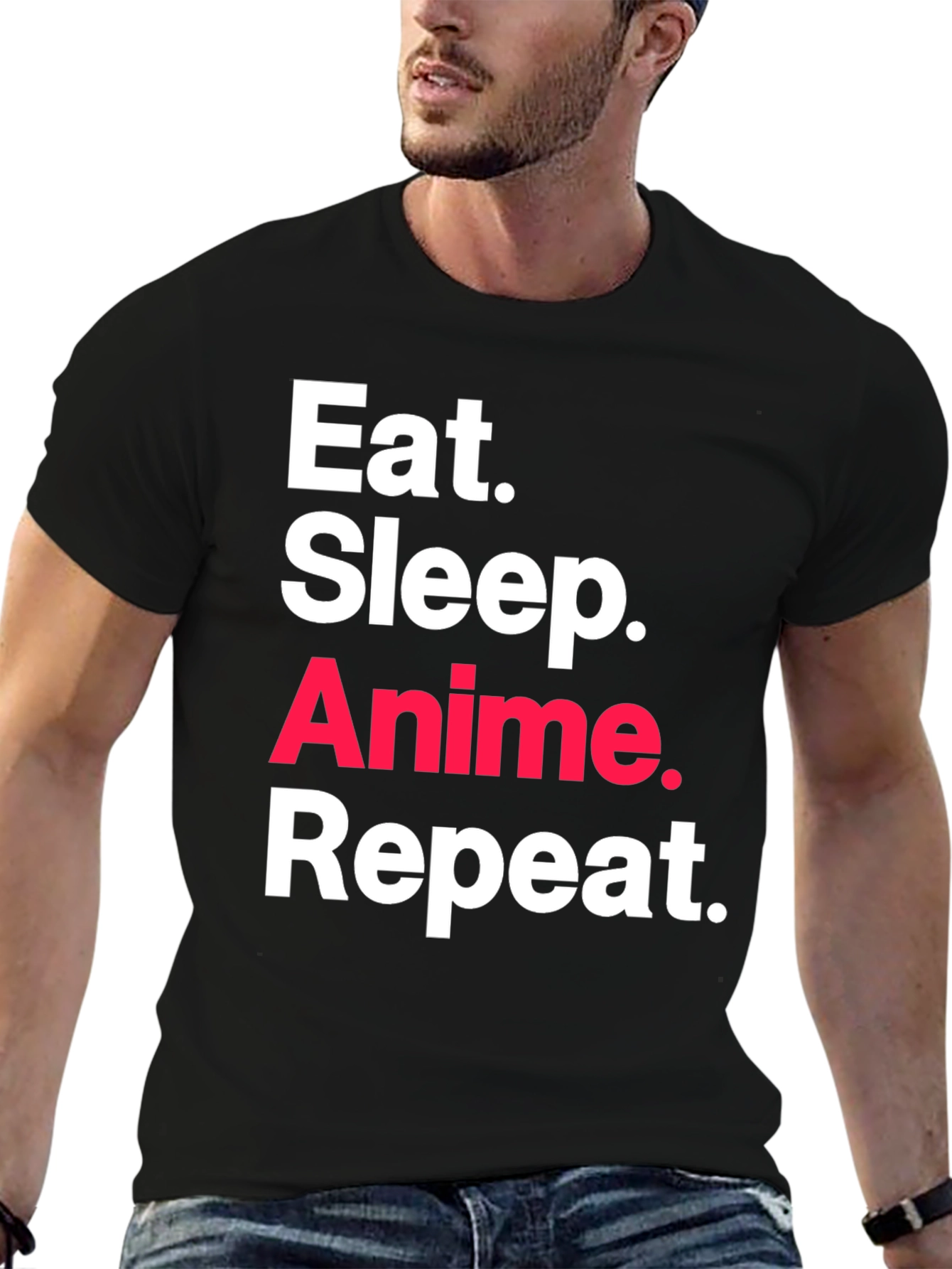 Eat Sleep Anime Repeat T-Shirt