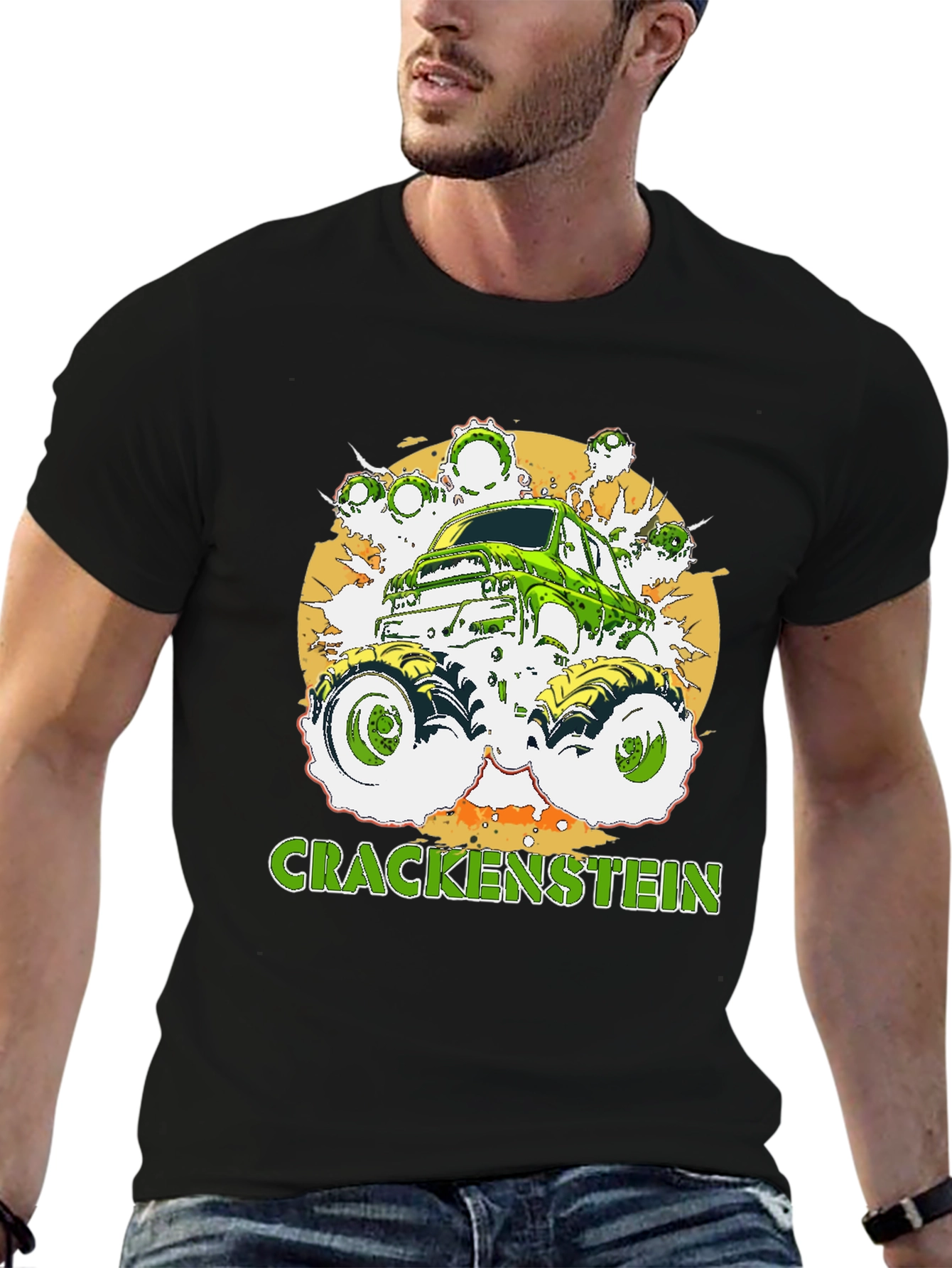 Crackenstein Monster Truck Graphic Tee