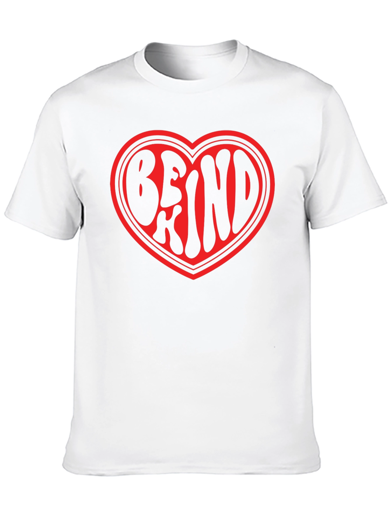 Be Kind Heart Graphic Tee - Black Unisex T-Shirt
