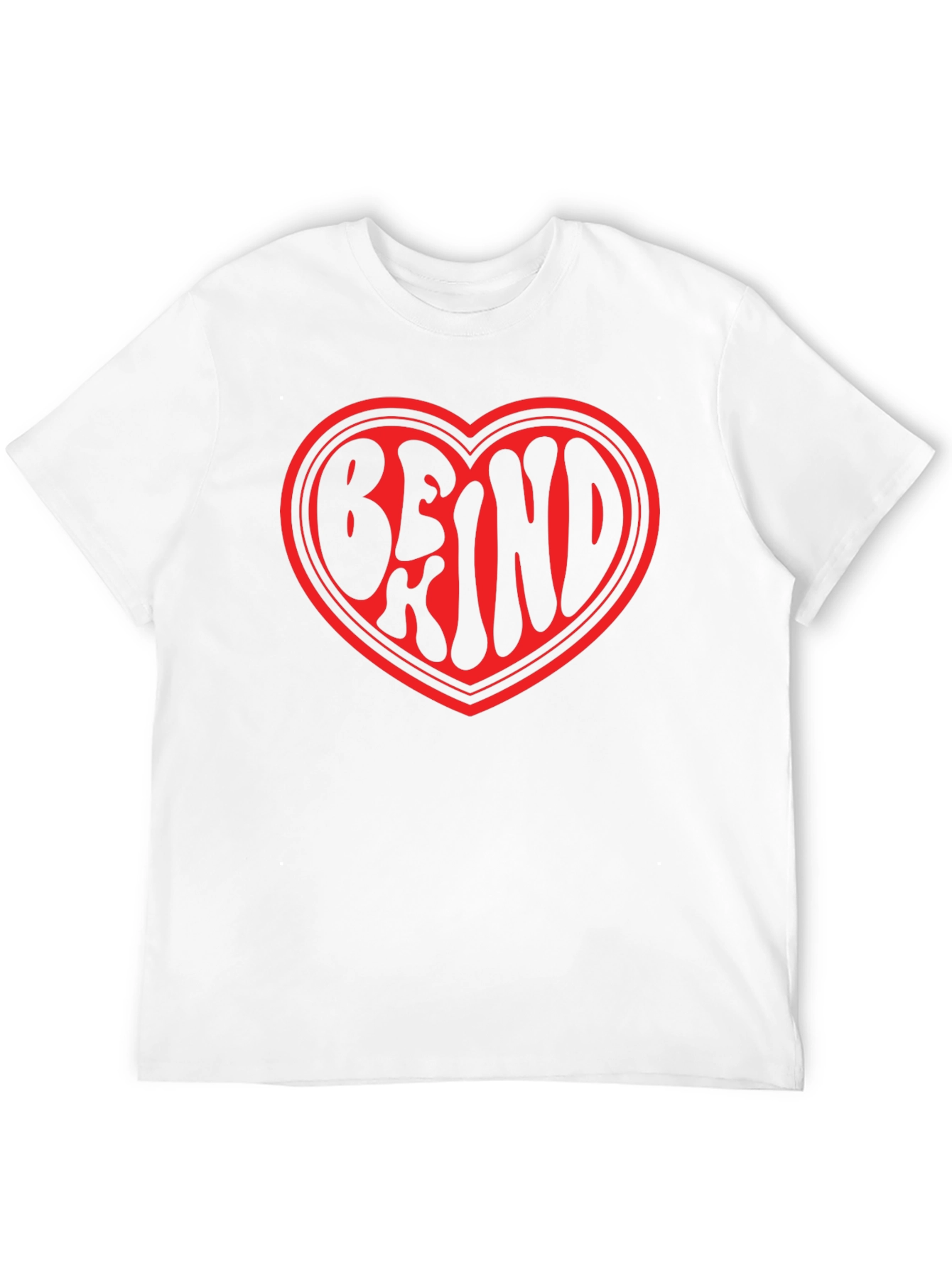 Be Kind Heart Graphic Tee - Black Unisex T-Shirt