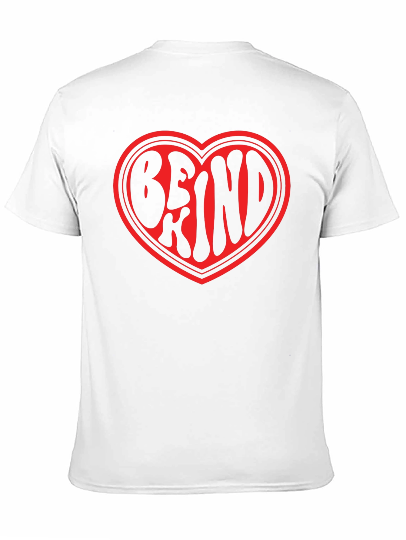 Be Kind Heart Graphic Tee - Black Unisex T-Shirt