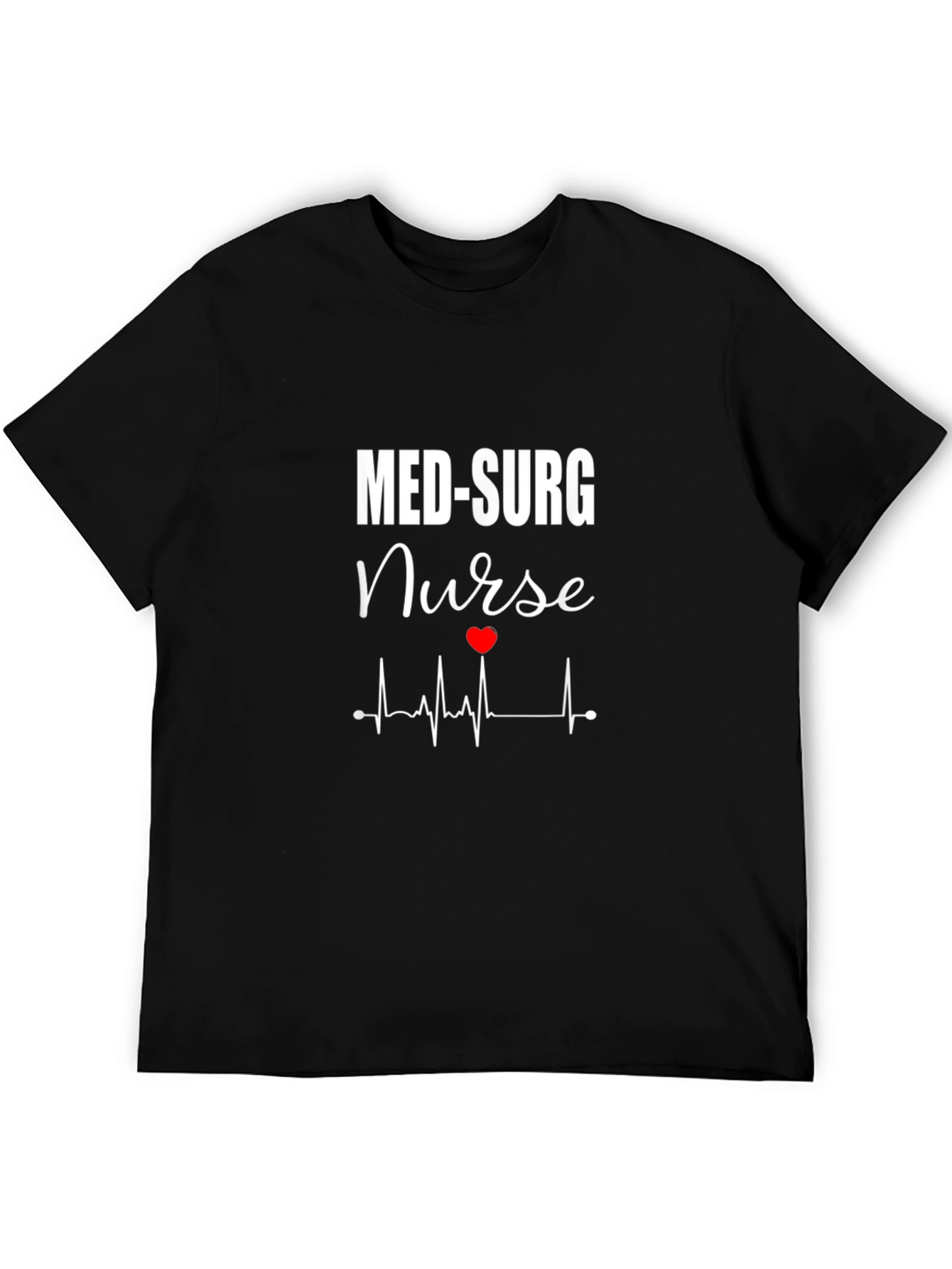 Med-Surg Nurse Black T-Shirt