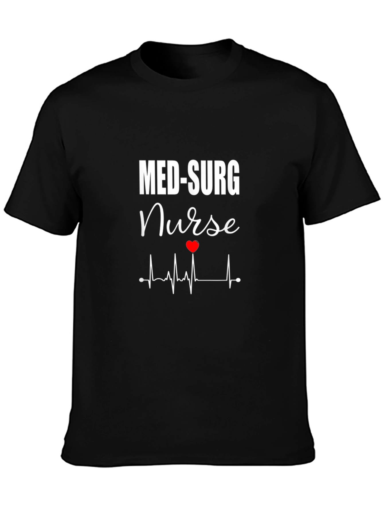 Med-Surg Nurse Black T-Shirt