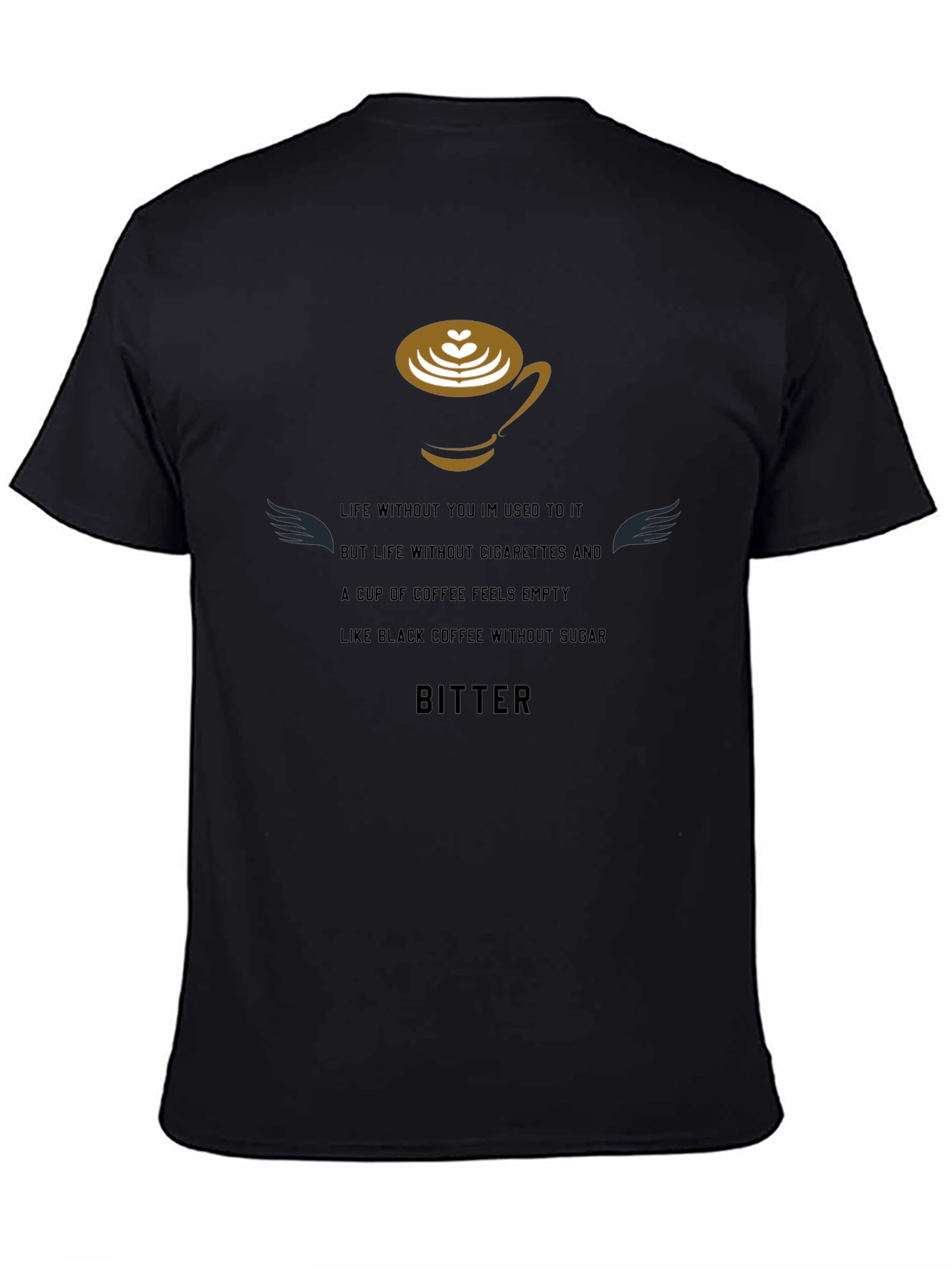 Bitter Coffee Graphic Tee - Black