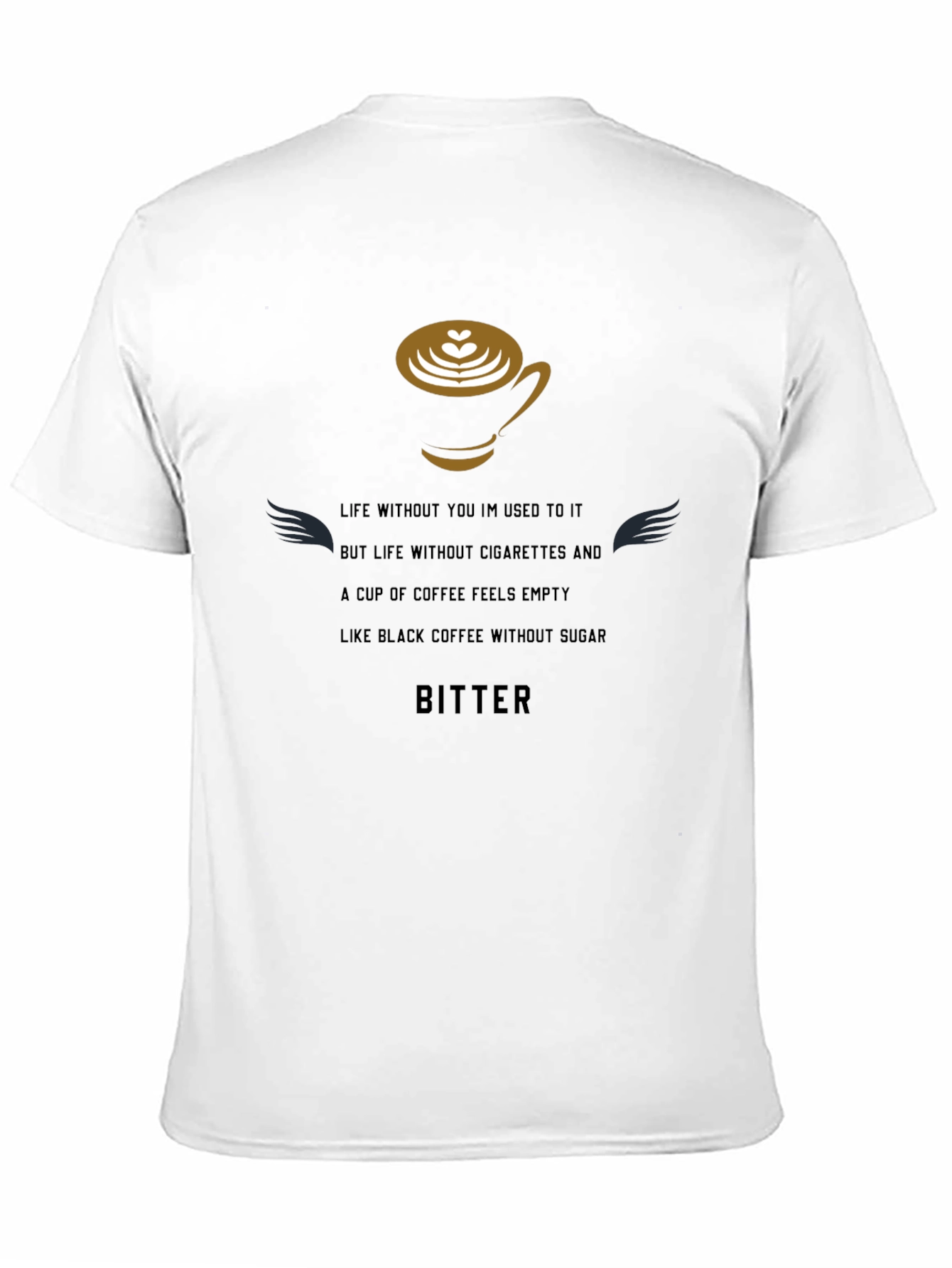 Bitter Coffee Graphic Tee - Black