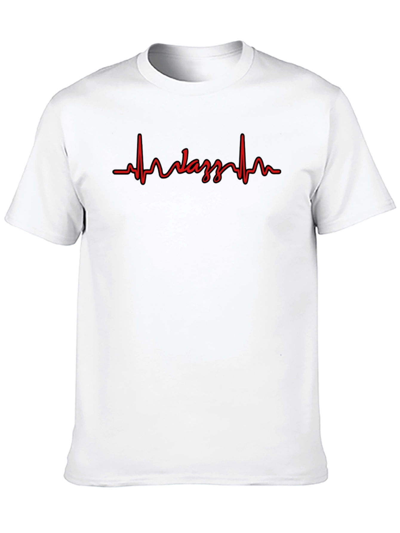 Wazzup Heartbeat Graphic Tee - Black