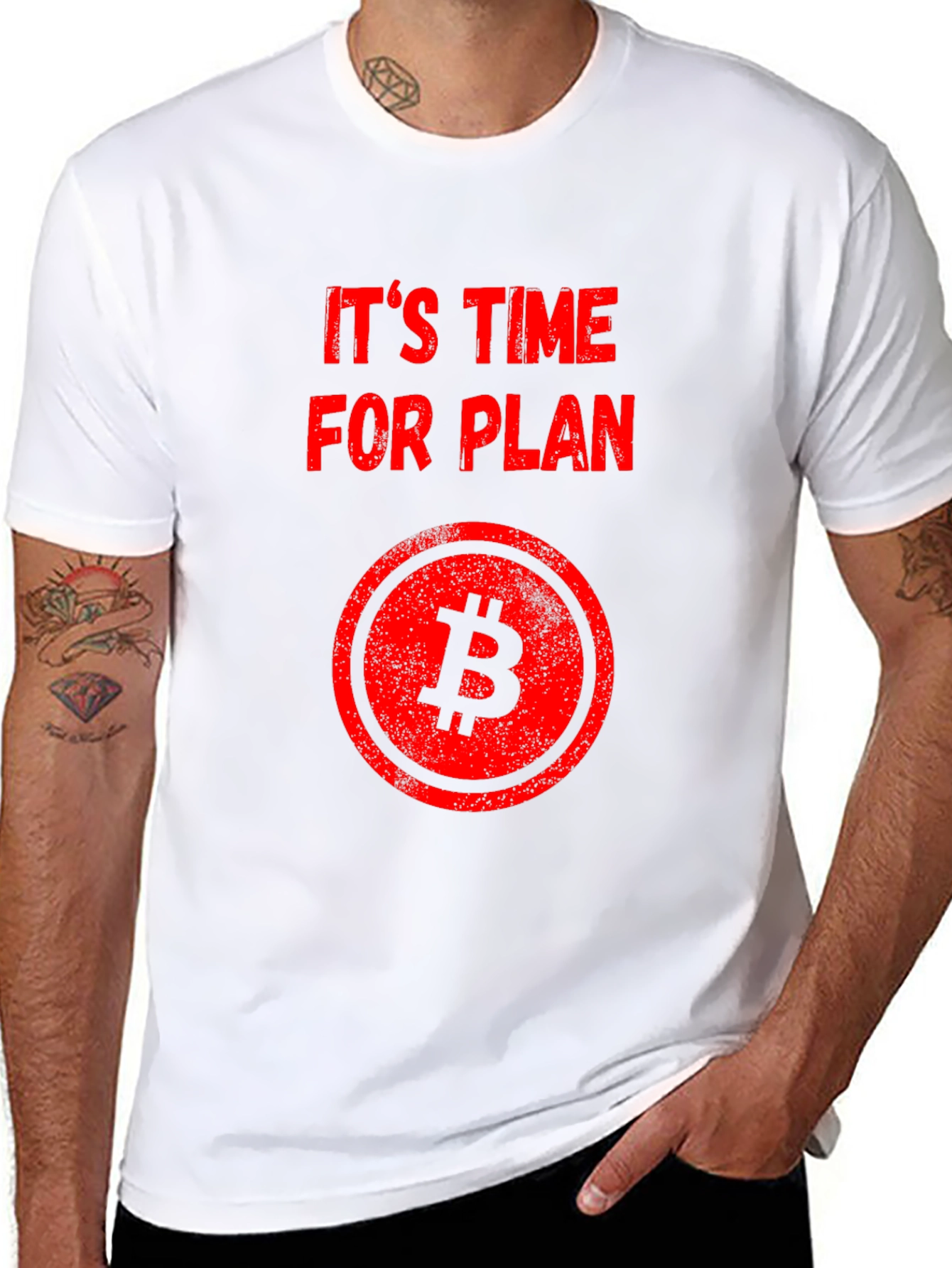 Its Time for Plan B Bitcoin Graphic Tee