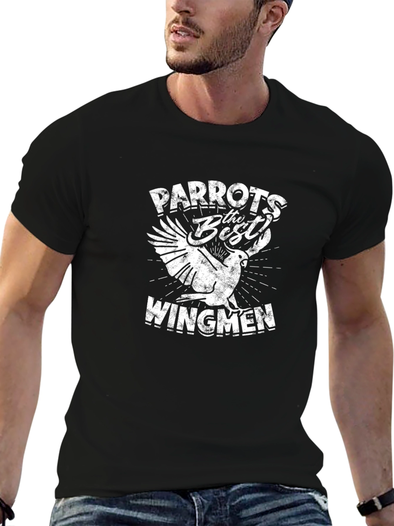 Parrots the Best Wingmen Graphic Tee