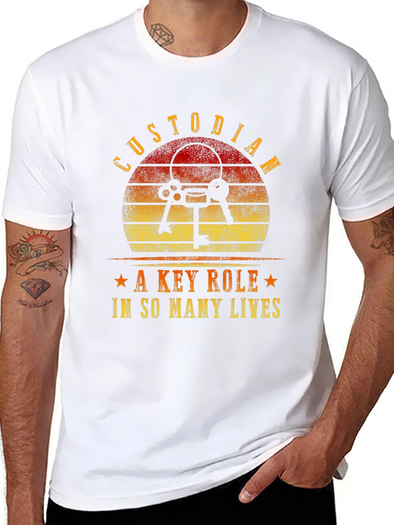 Custodian Key Role T-Shirt