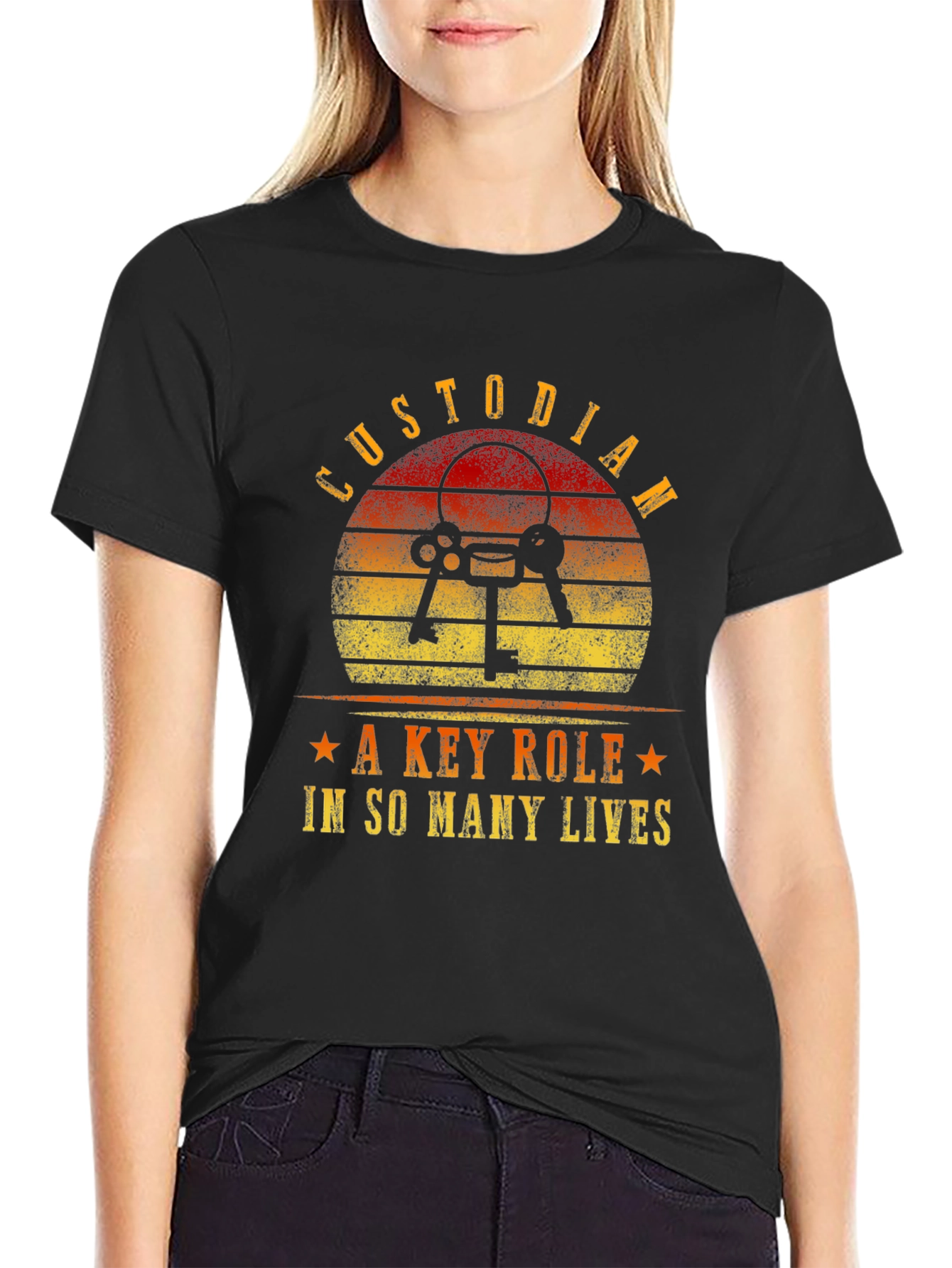 Custodian Key Role T-Shirt