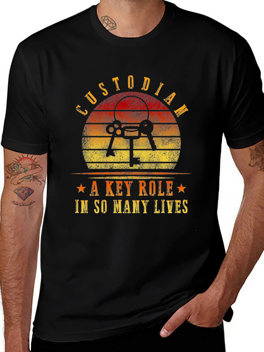 Custodian Key Role T-Shirt