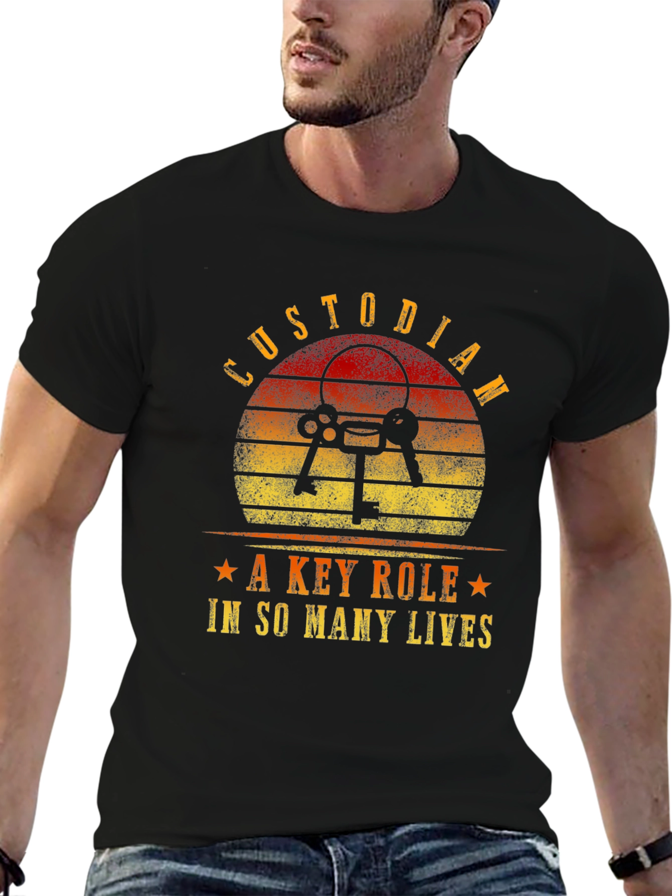 Custodian Key Role T-Shirt