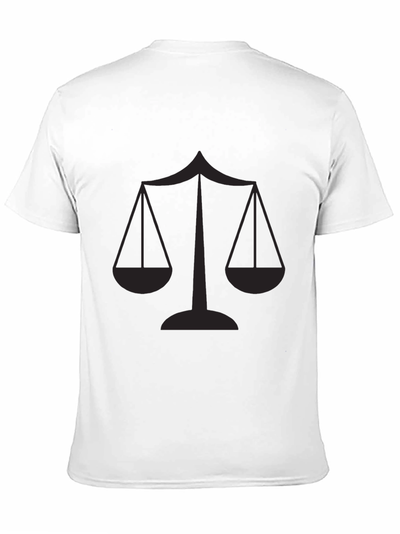 Scales of Justice Graphic Tee - Black