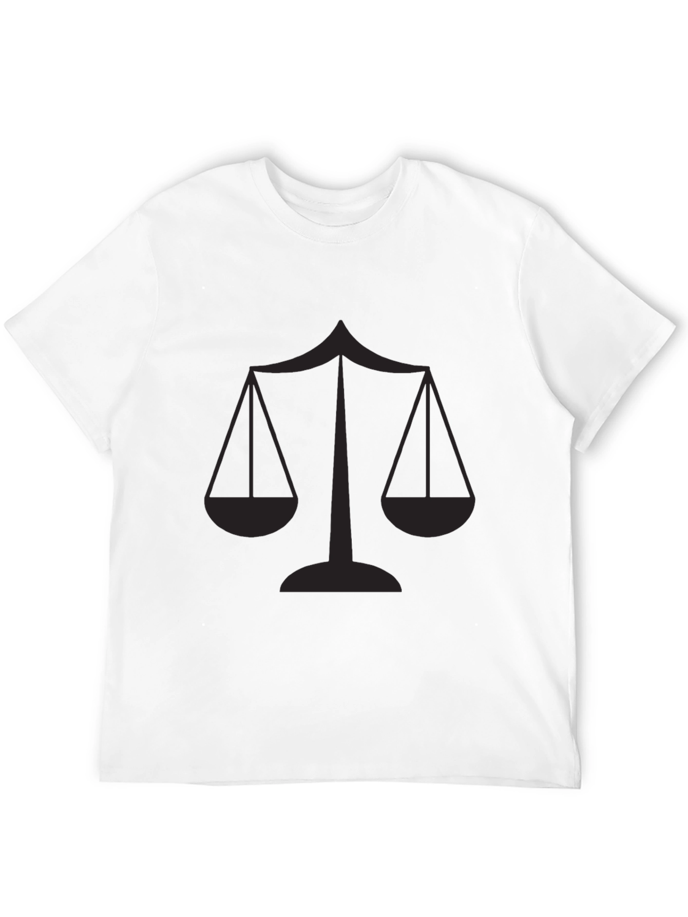 Scales of Justice Graphic Tee - Black