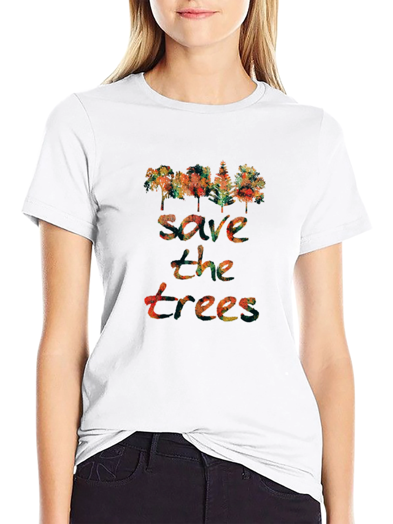 Save The Trees Graphic Tee - Eco-Friendly Fashion