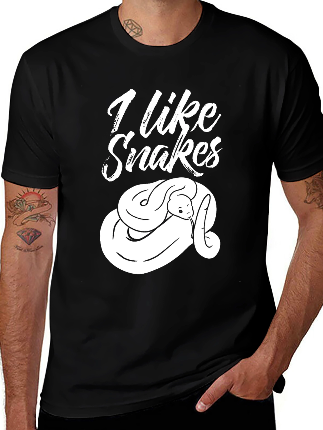 I Like Snakes T-Shirt: Cute Reptile Tee