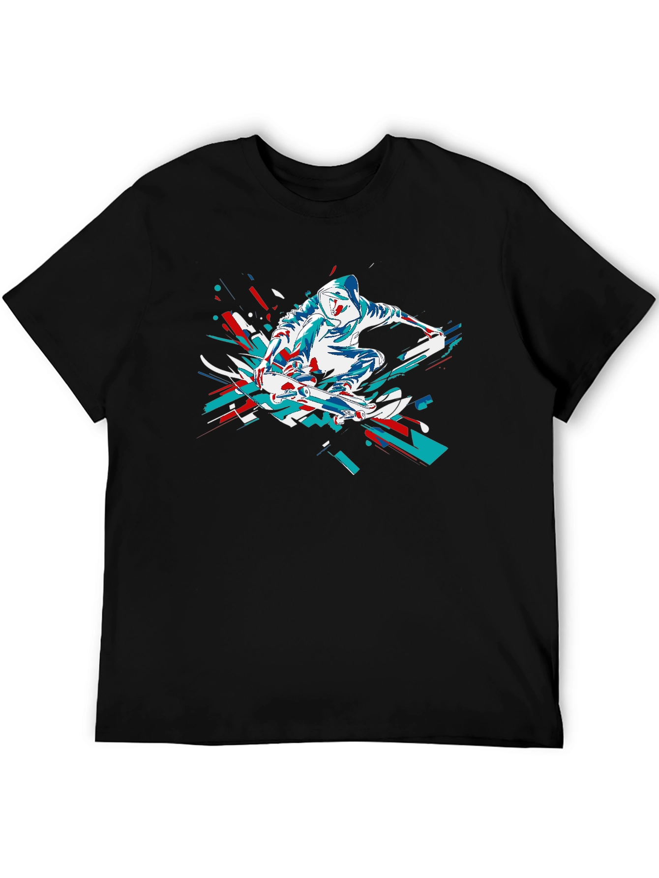 Skateboarder Graphic Tee - Cool Urban Style