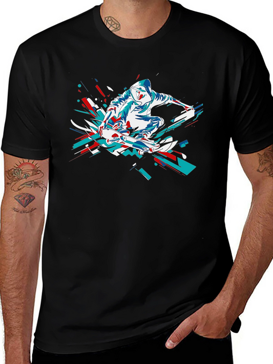 Skateboarder Graphic Tee - Cool Urban Style