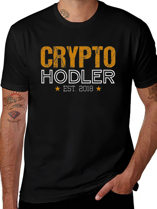 Crypto Hodler EST. 2018 Graphic Tee