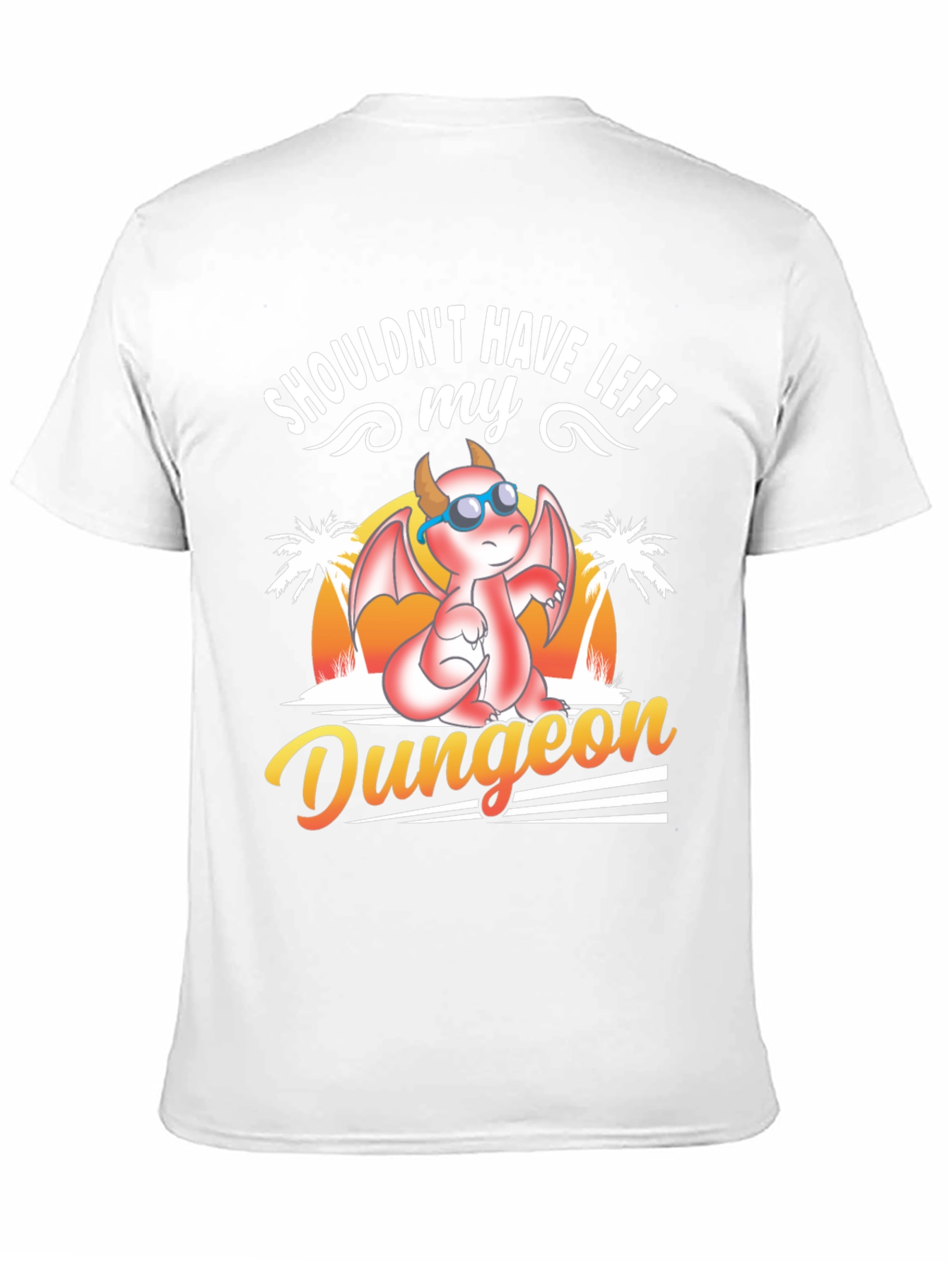 Dungeon Dragon Graphic T-Shirt - Black