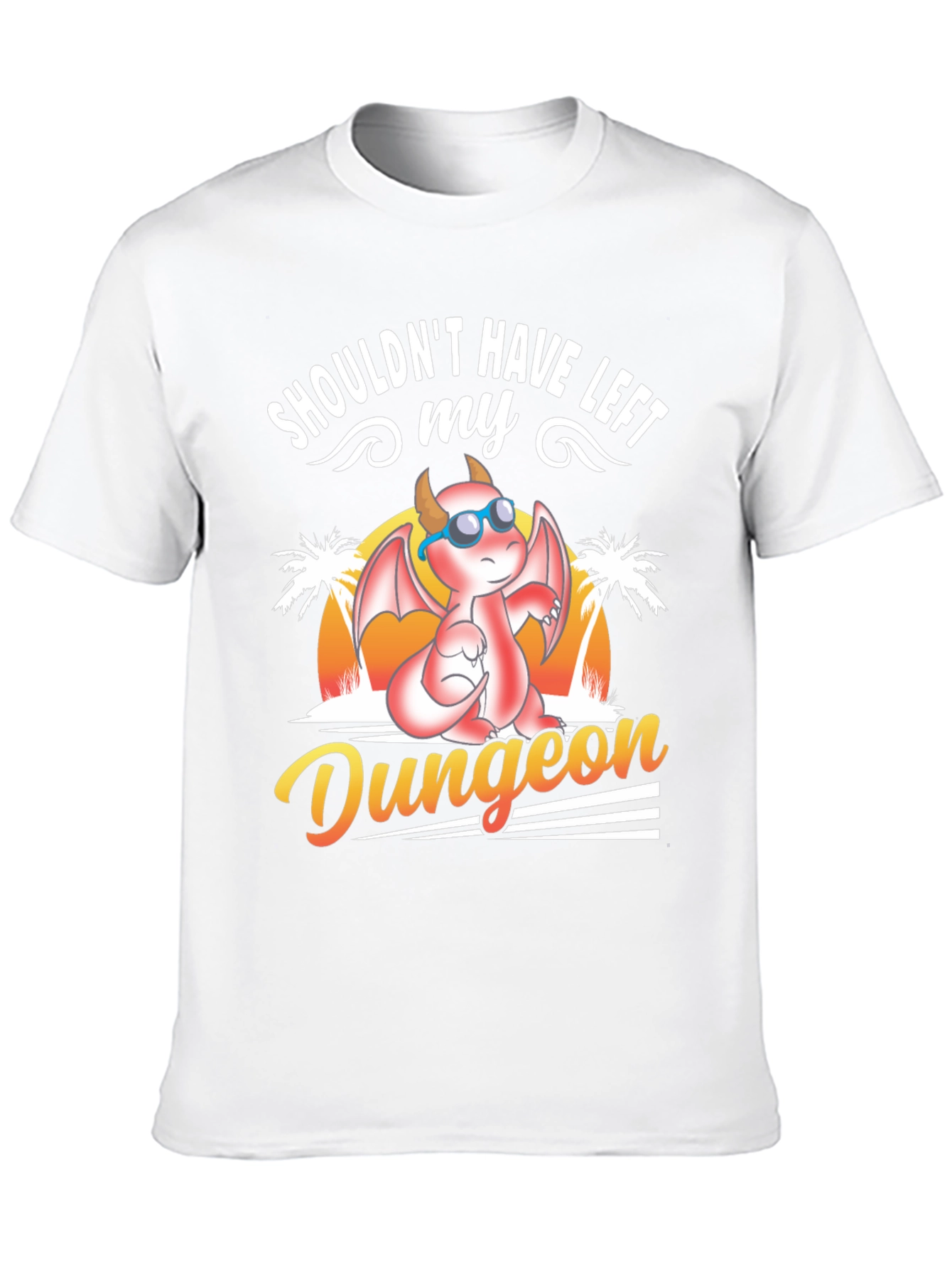 Dungeon Dragon Graphic T-Shirt - Black