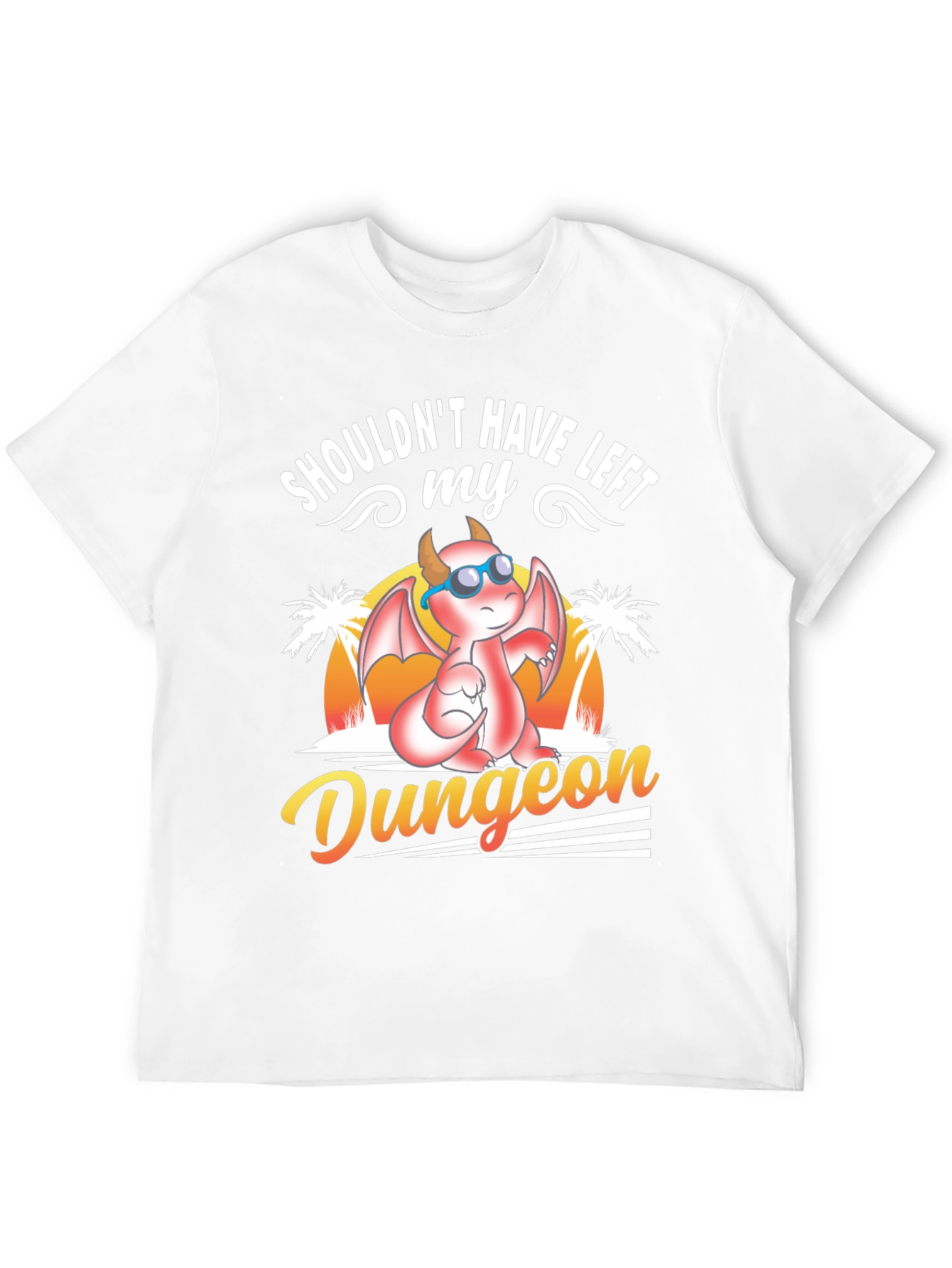 Dungeon Dragon Graphic T-Shirt - Black