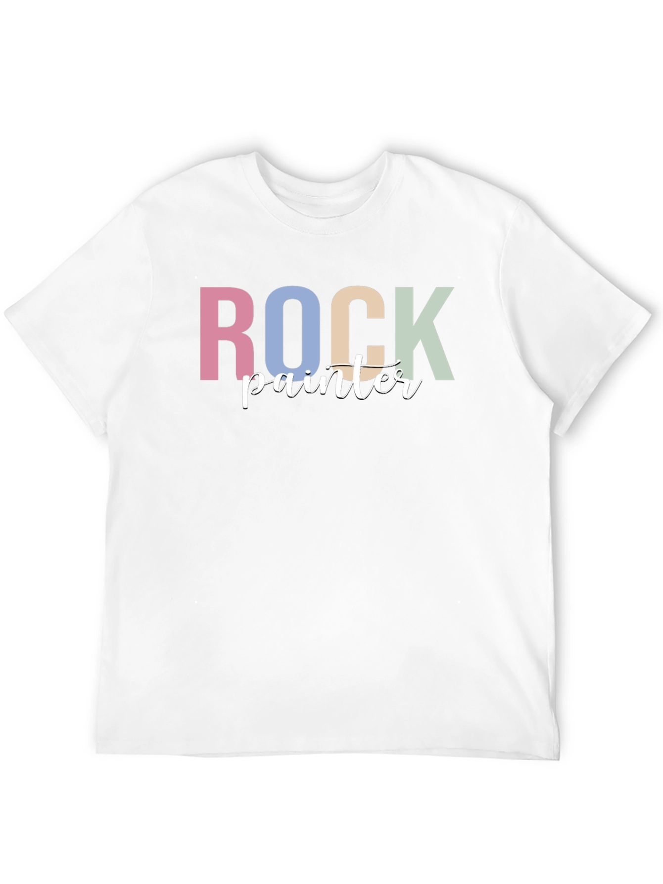 Rock Painter Graphic T-Shirt - Casual Tee