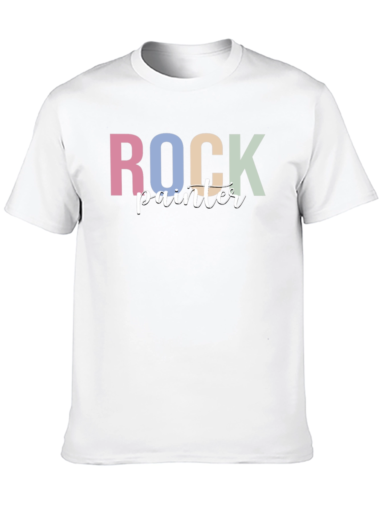 Rock Painter Graphic T-Shirt - Casual Tee