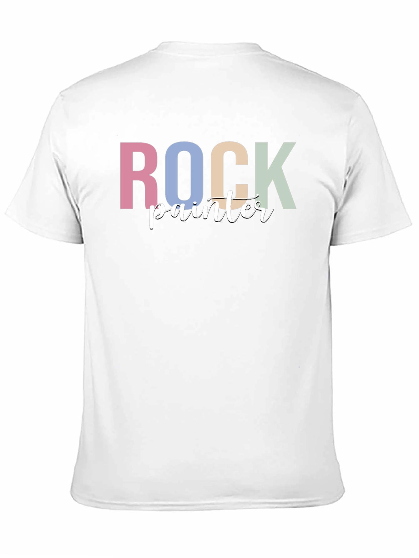 Rock Painter Graphic T-Shirt - Casual Tee