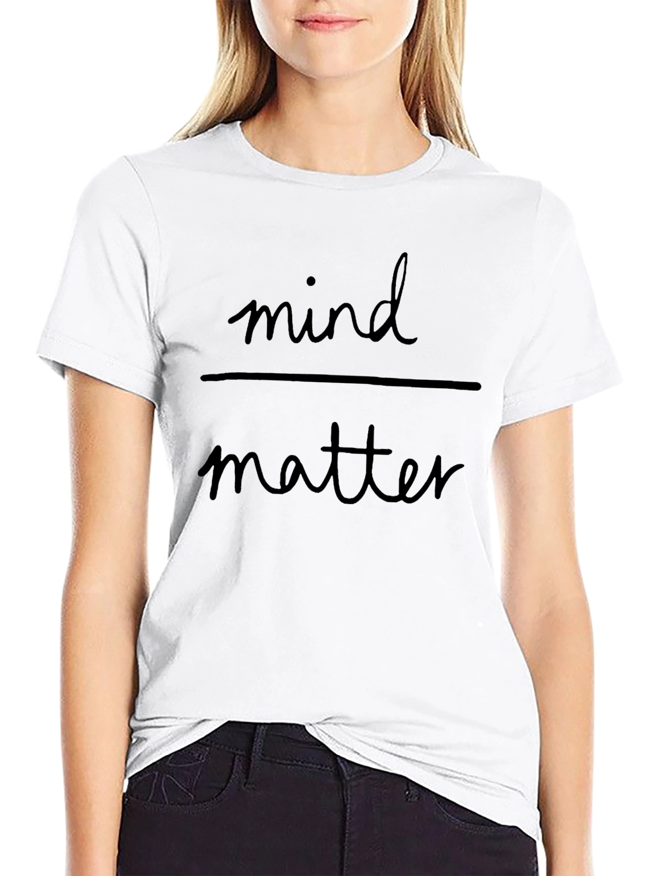 Mind Over Matter Graphic Tee - Black