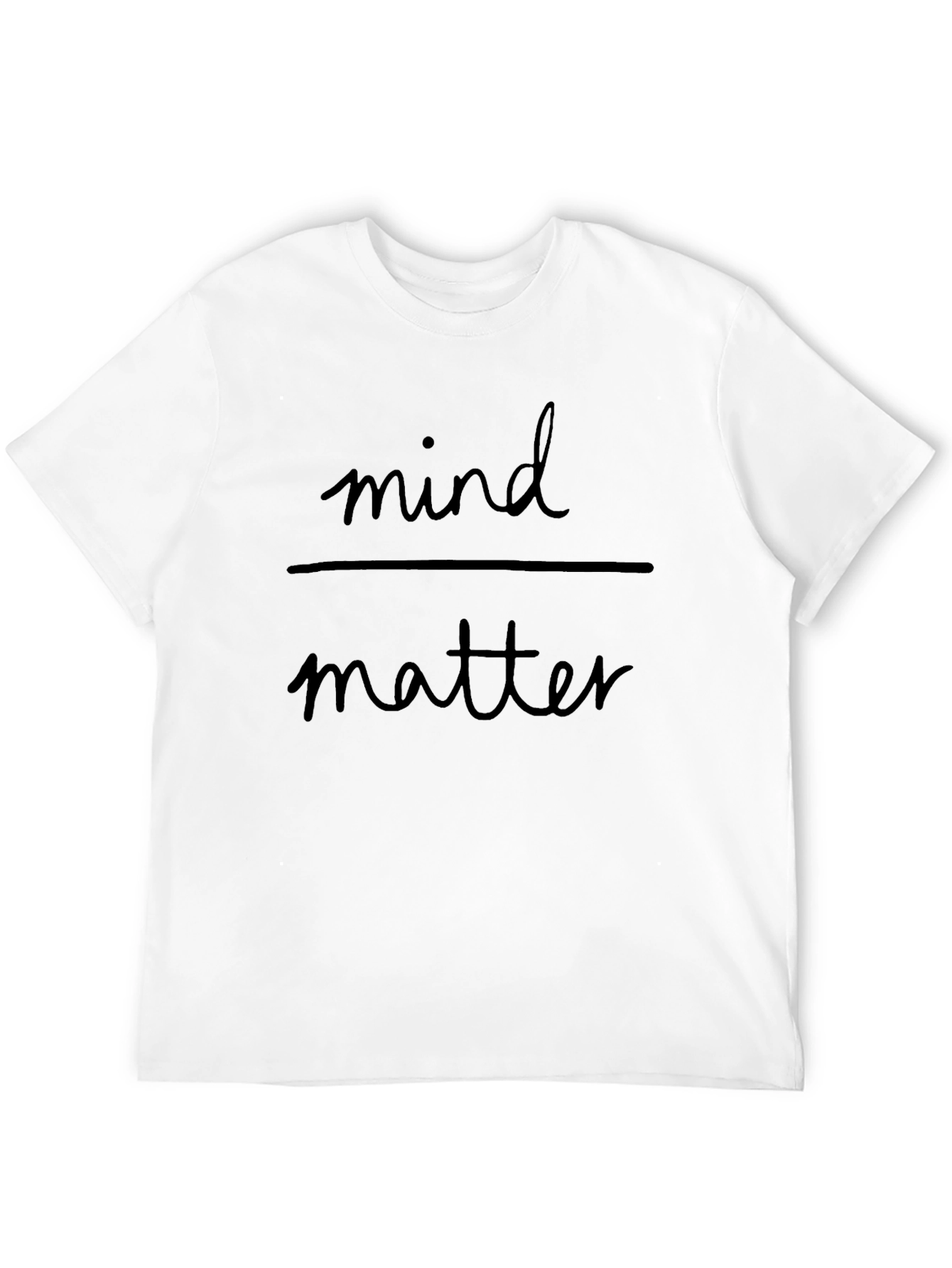 Mind Over Matter Graphic Tee - Black
