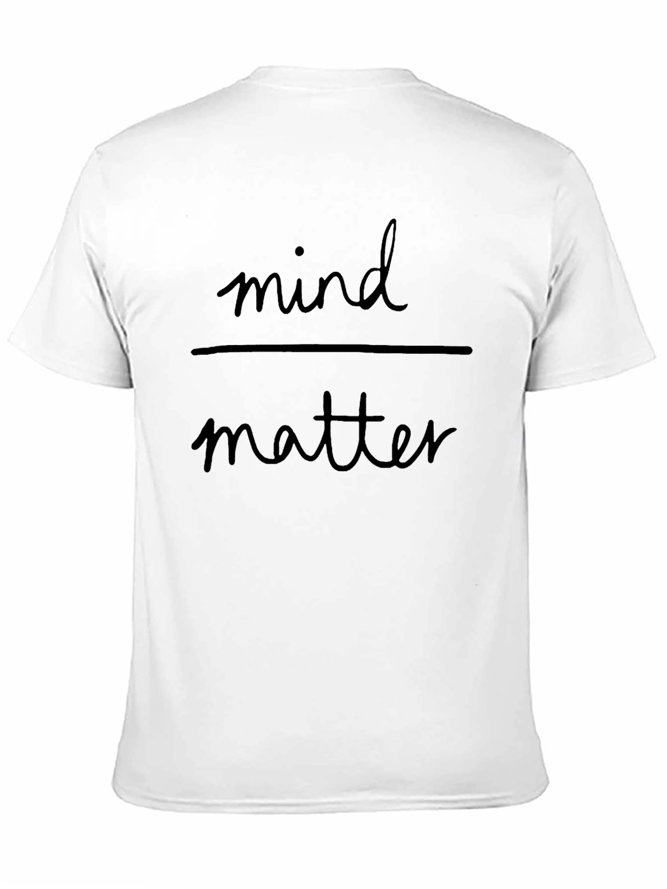 Mind Over Matter Graphic Tee - Black