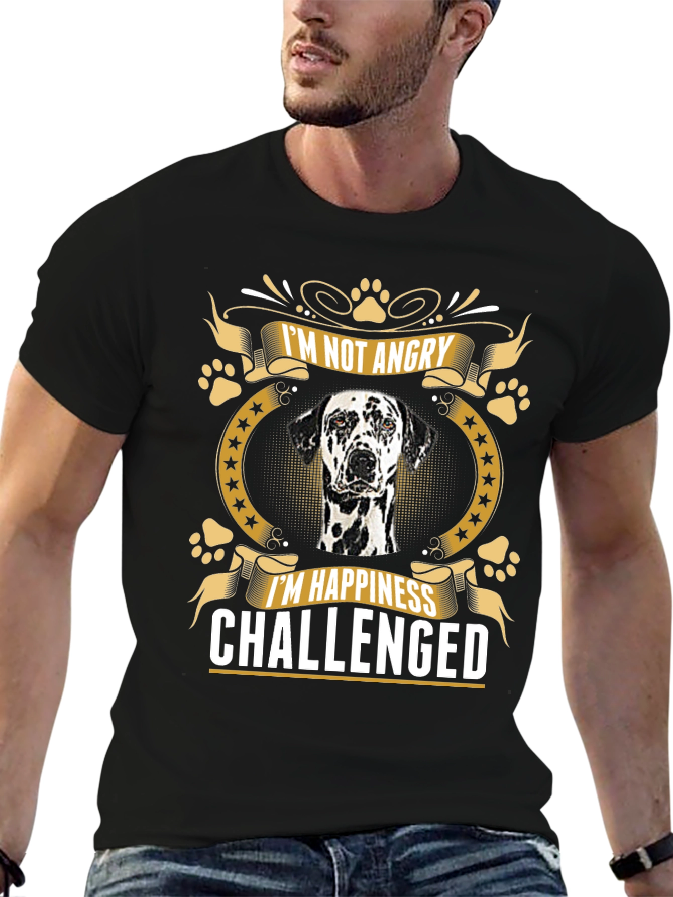 Dalmatian Dog T-Shirt - Im Not Angry