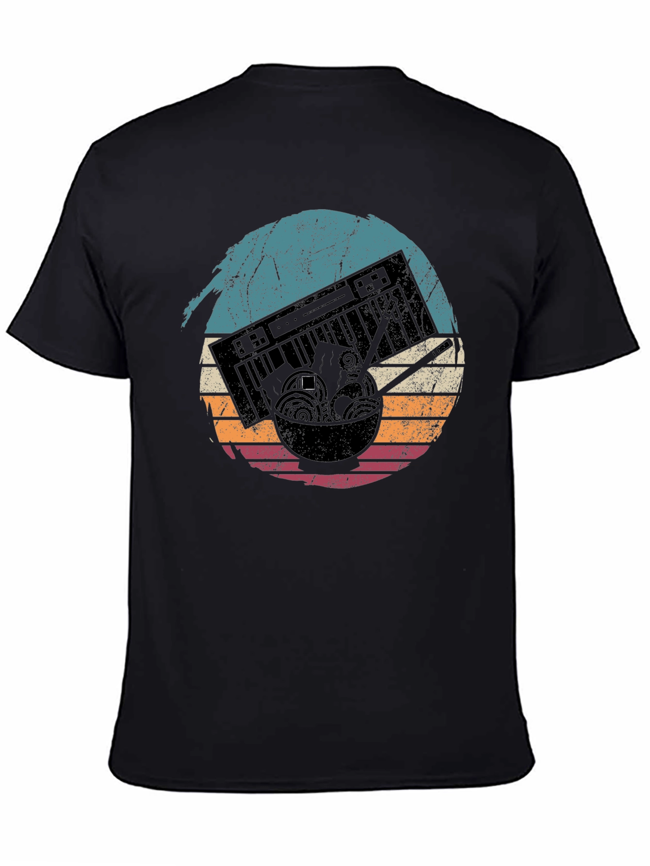 Retro Ramen Keyboard T-Shirt