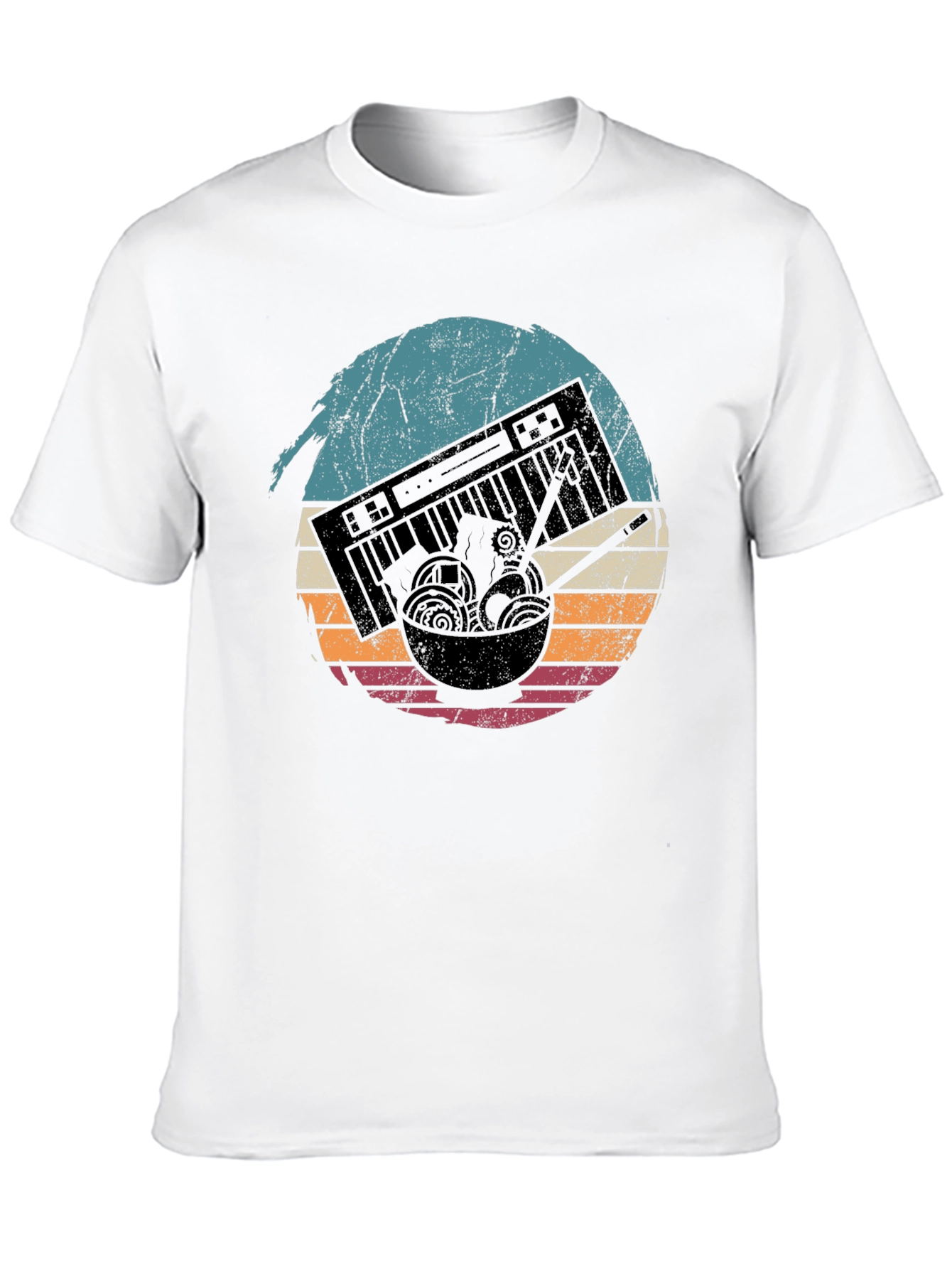 Retro Ramen Keyboard T-Shirt
