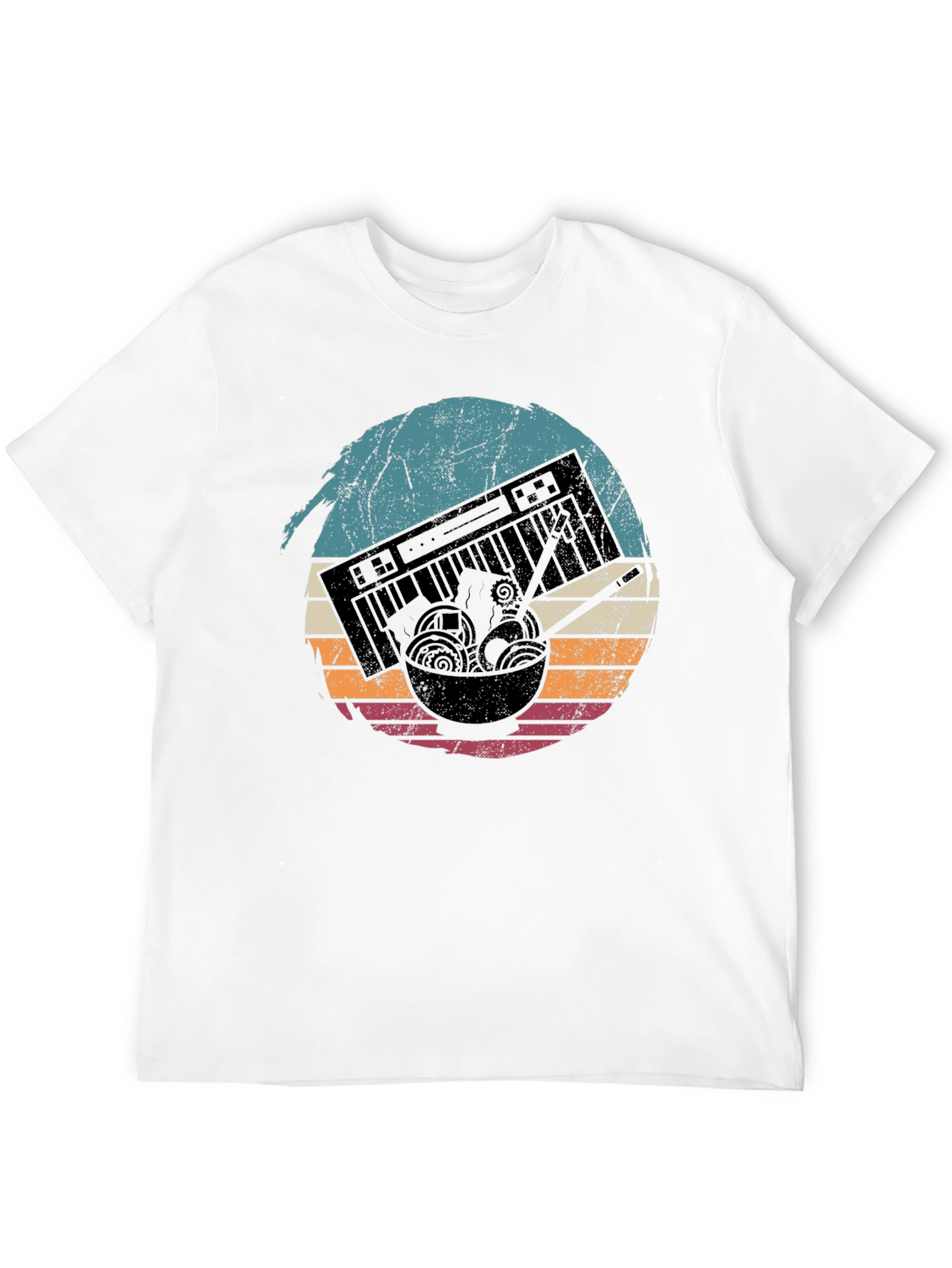 Retro Ramen Keyboard T-Shirt