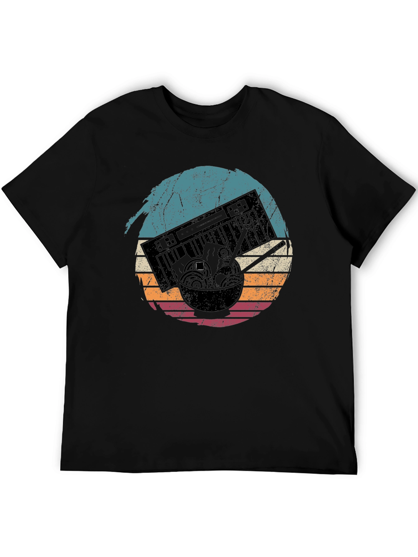 Retro Ramen Keyboard T-Shirt